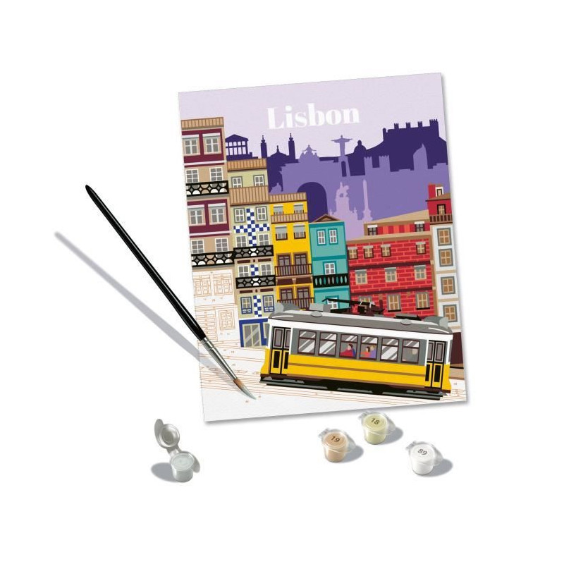 CreArt 24x30 cm Lisbon, Relaxing and creative activity, 25522, Ravensb