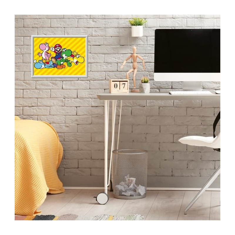 CreArt Kids 18x24cm Super Mario, Paint by Numbers Kit, Art Number, Age