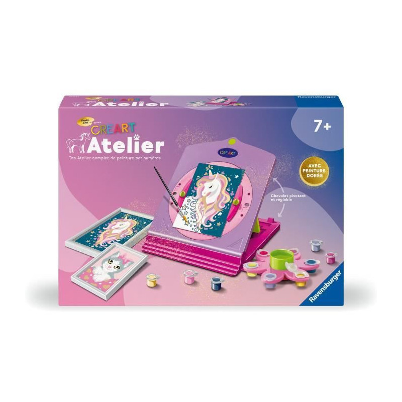 CreArt Atelier, Art Number, Creative Leisure, Paint by Number Set, Age