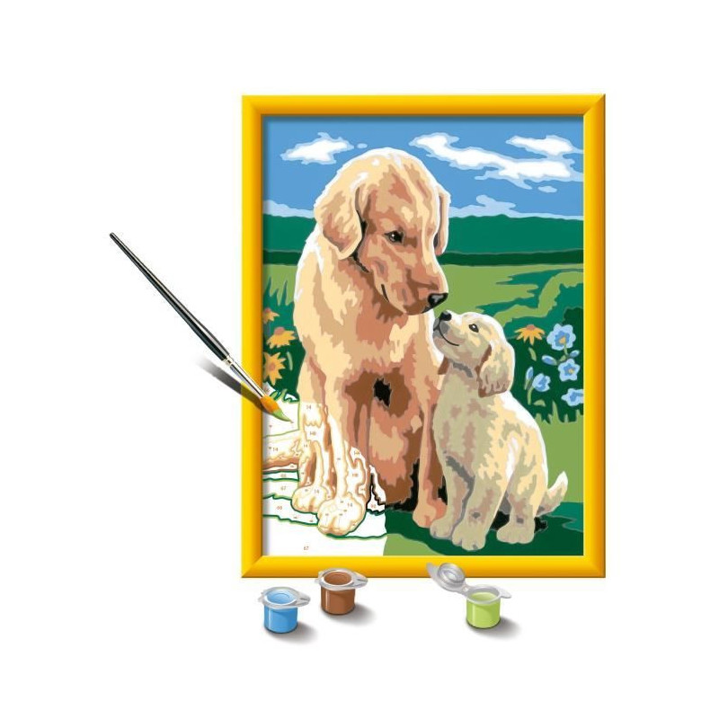 CreArt Kids 18x24cm Motherly Love, Paint by Numbers Kit, Art Number, A