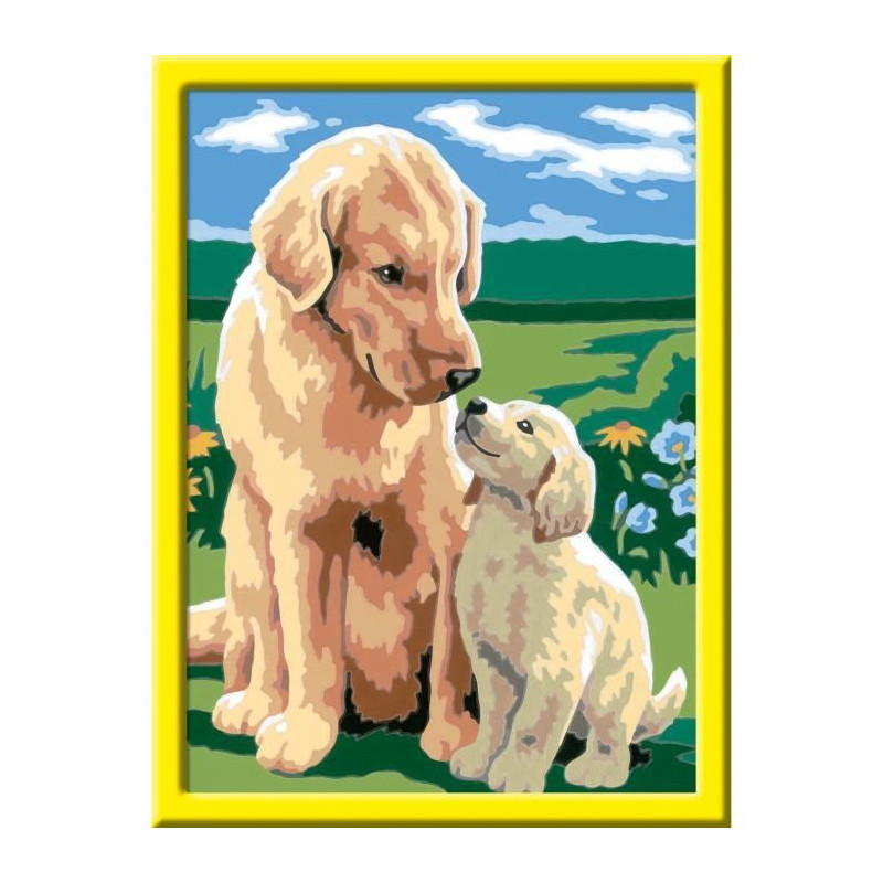 CreArt Kids 18x24cm Motherly Love, Paint by Numbers Kit, Art Number, A