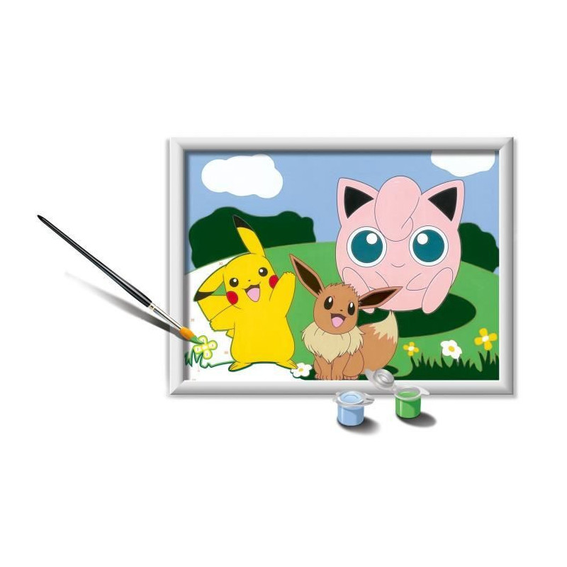 CreArt Kids 18x24cm Pokemon, Paint by Numbers Kit, Ages 7+, 25839, Rav