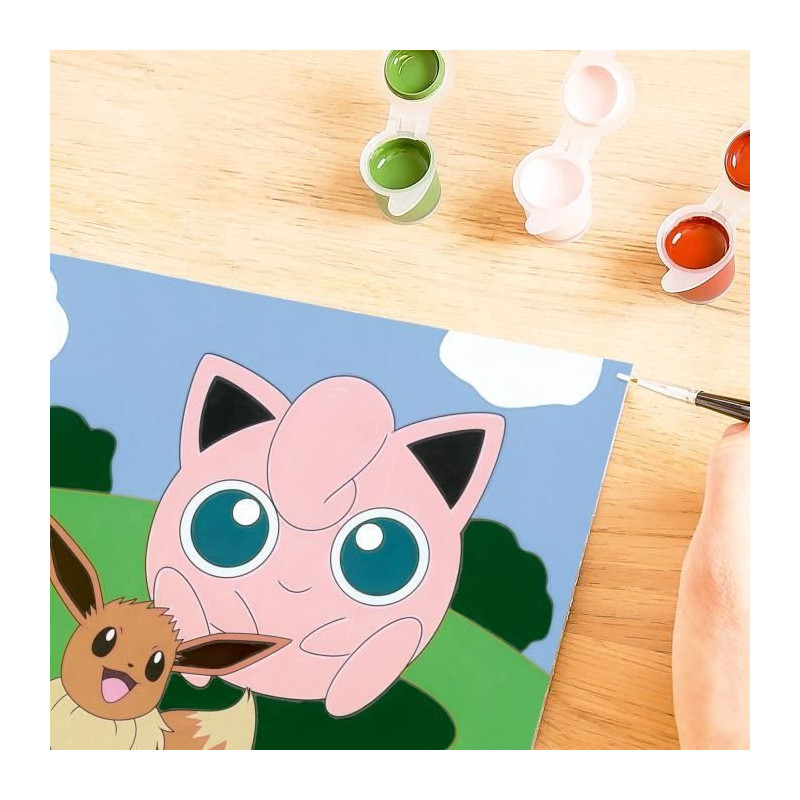 CreArt Kids 18x24cm Pokemon, Paint by Numbers Kit, Ages 7+, 25839, Rav