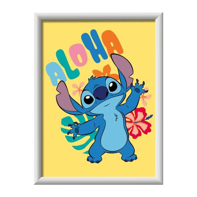 CreArt Kids 18x24cm Stitch, Paint by Numbers Kit, Ages 7+, 25844, Rave