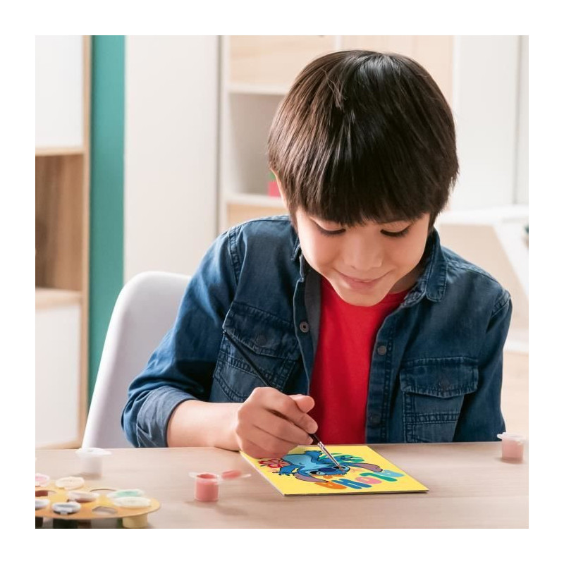 CreArt Kids 18x24cm Stitch, Paint by Numbers Kit, Ages 7+, 25844, Rave