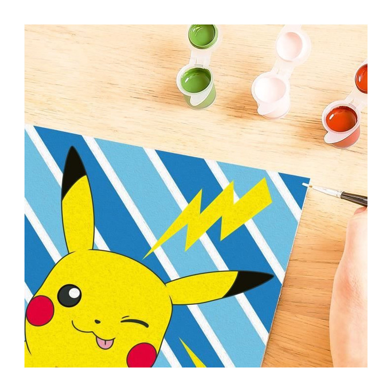 CreArt Kids 18x24cm Pikachu Lightning Bolt, Paint by Numbers Kit, Ages