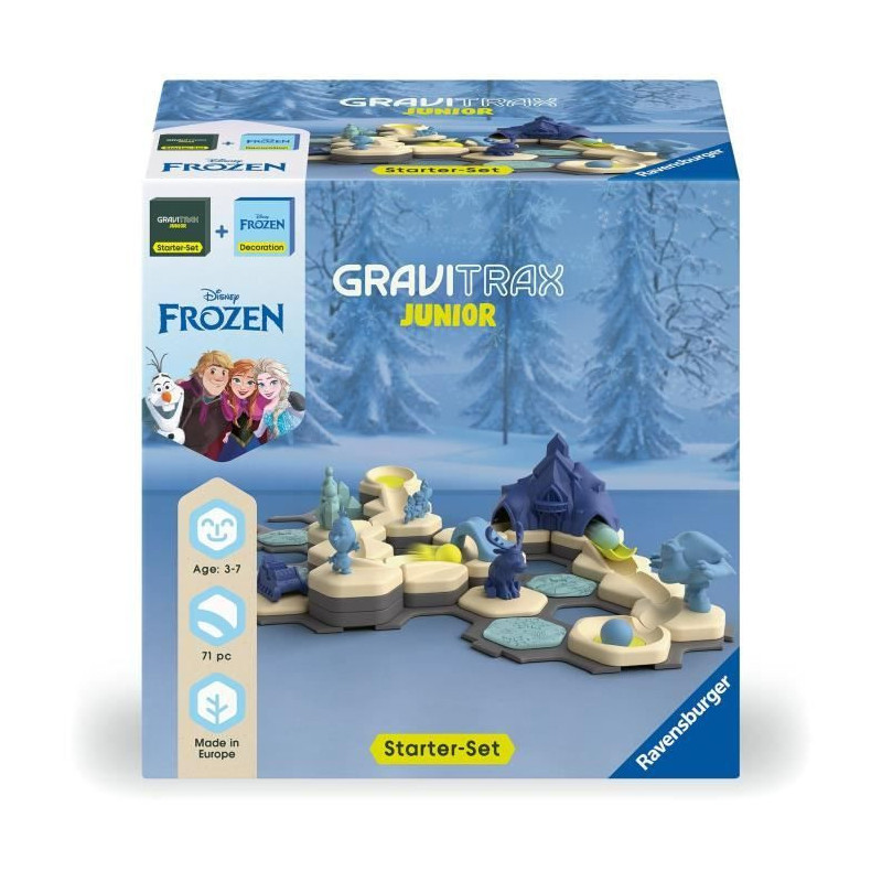 Ravensburger-Gravitrax Junior Starter Set Frozen-STEM Building Game-Ma