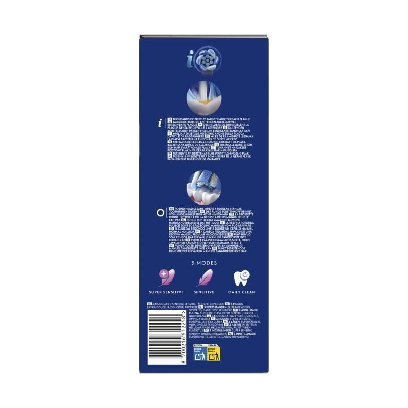 Electric Toothbrush - ORAL B - iO2 Series - Forest Green + Travel Case