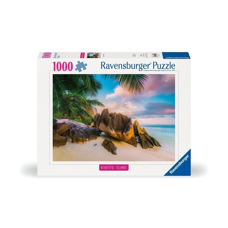 Puzzle 1000 pieces Seychelles (Highlights), Adults and children, Ages
