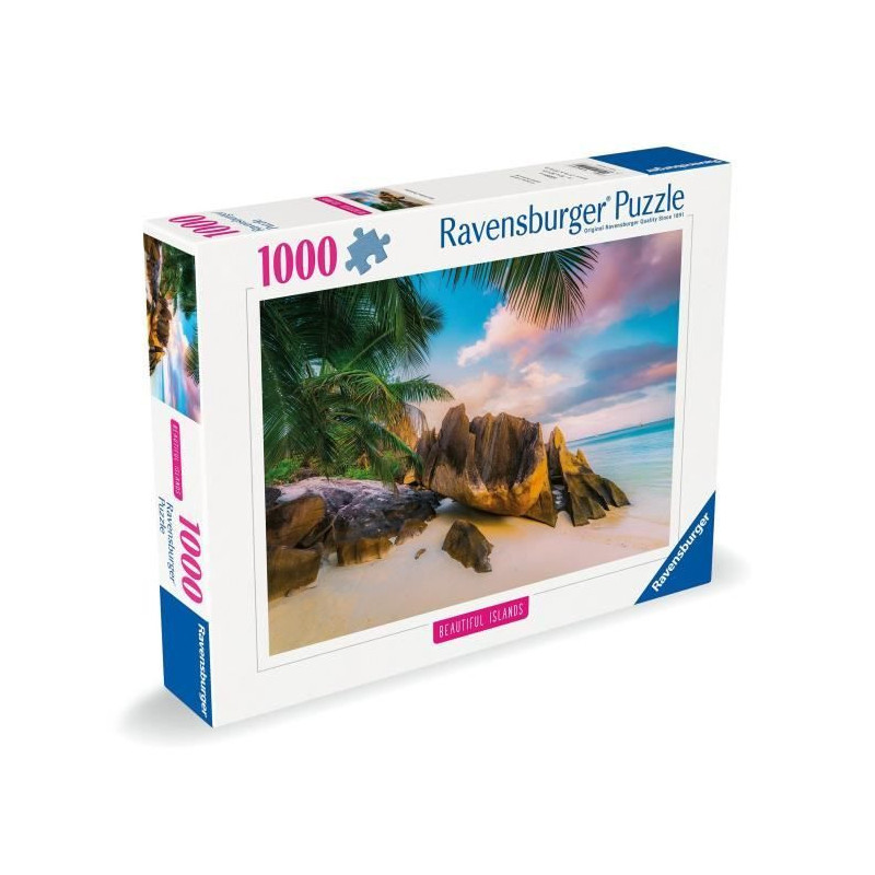 Puzzle 1000 pieces Seychelles (Highlights), Adults and children, Ages