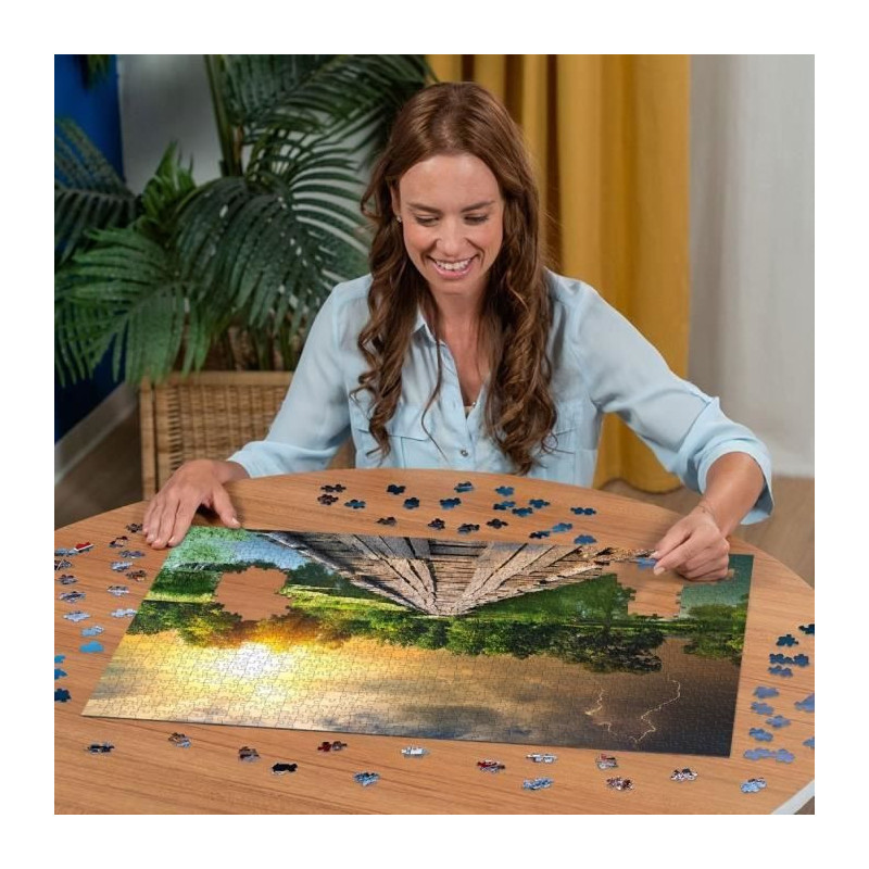 Puzzle 1000 pieces Mystical Light, Adults and children, Ages 14 and up