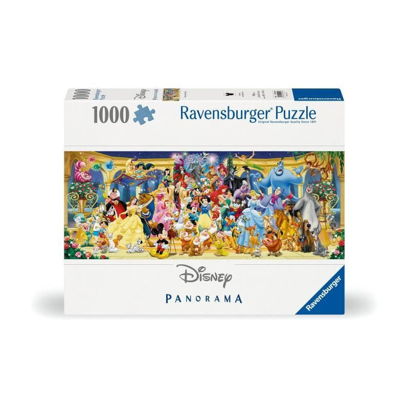 Ravensburger-Puzzle 1000 pieces Panorama-Disney group photo-Adults & c