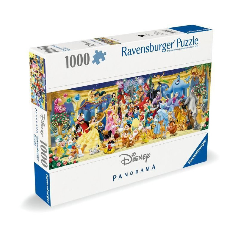 Ravensburger-Puzzle 1000 pieces Panorama-Disney group photo-Adults & c