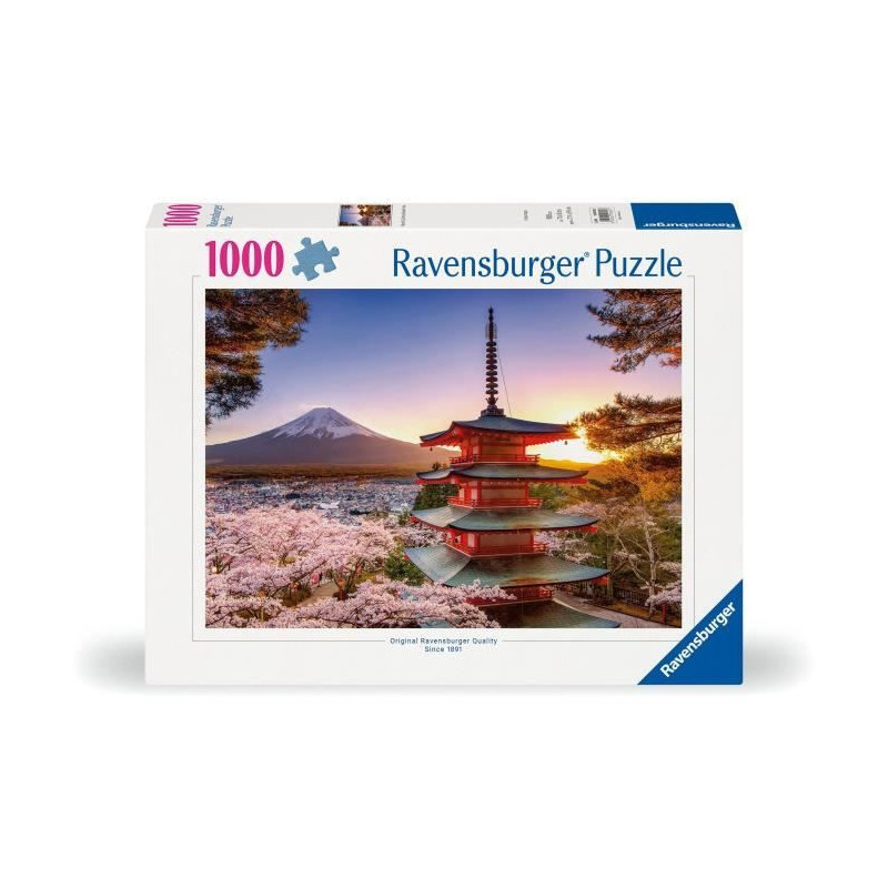 1000 Piece Jigsaw Puzzle Mount Fuji Cherry Blossoms, Adults and Kids,