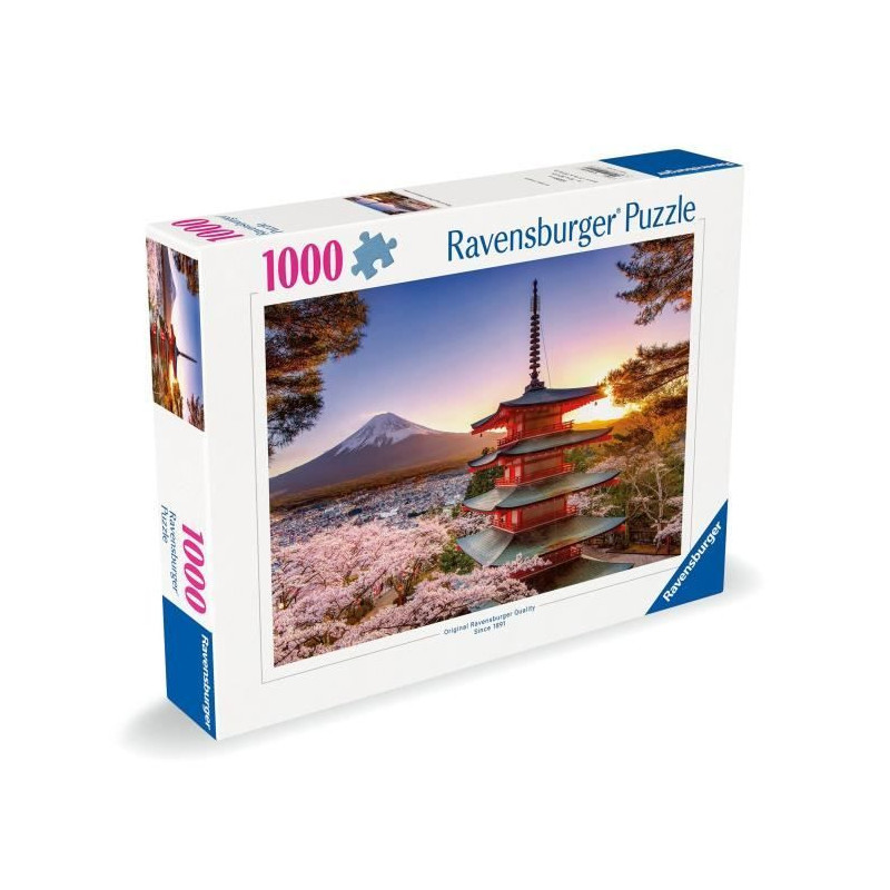 1000 Piece Jigsaw Puzzle Mount Fuji Cherry Blossoms, Adults and Kids,