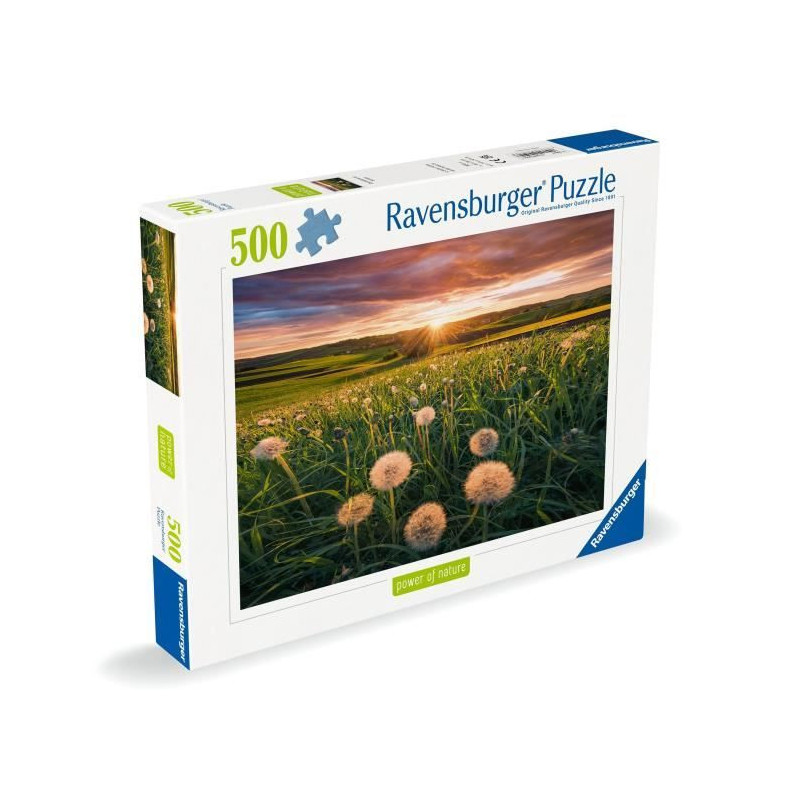 Puzzle 500 pieces Dandelions at dusk, Ages 12 and up, Premium quality