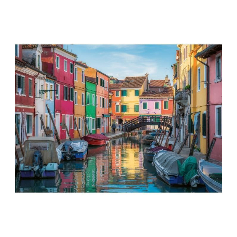 Ravensburger - 1000 Piece Puzzle - Burano, Italy - Adults & Kids Ages
