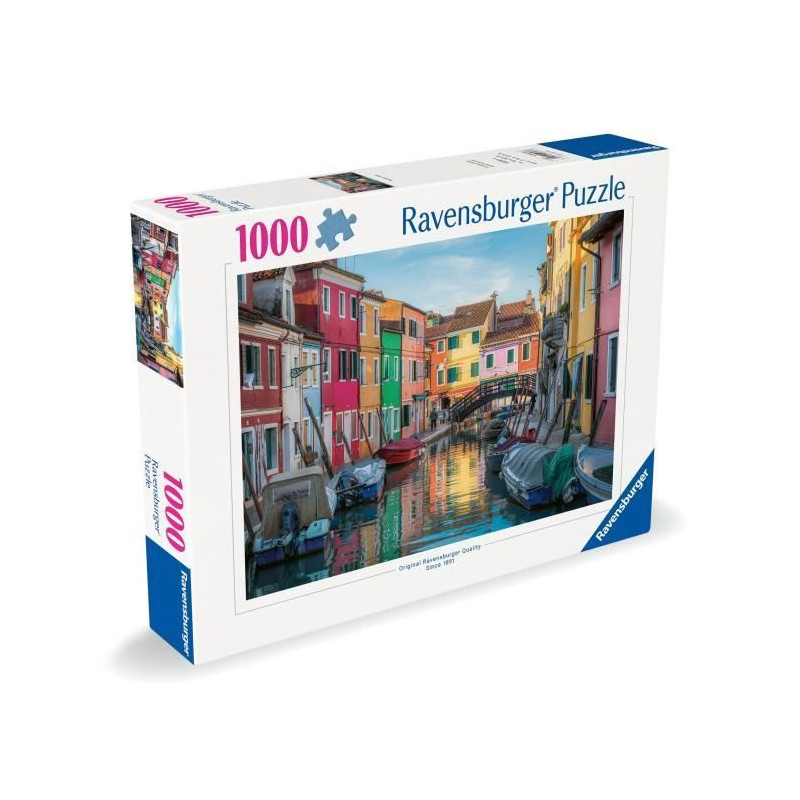Ravensburger - 1000 Piece Puzzle - Burano, Italy - Adults & Kids Ages
