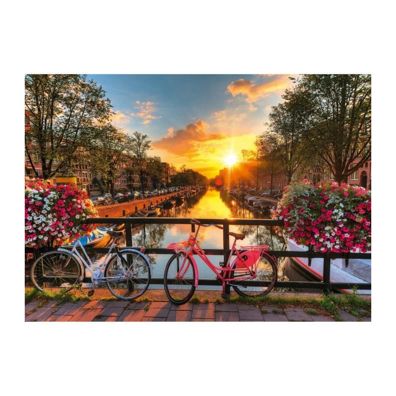 Puzzle 1000 pieces Bicycles in Amsterdam, Adults & Children from 14 ye