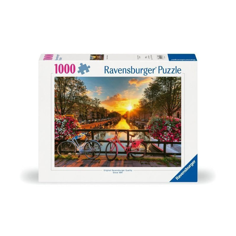 Puzzle 1000 pieces Bicycles in Amsterdam, Adults & Children from 14 ye