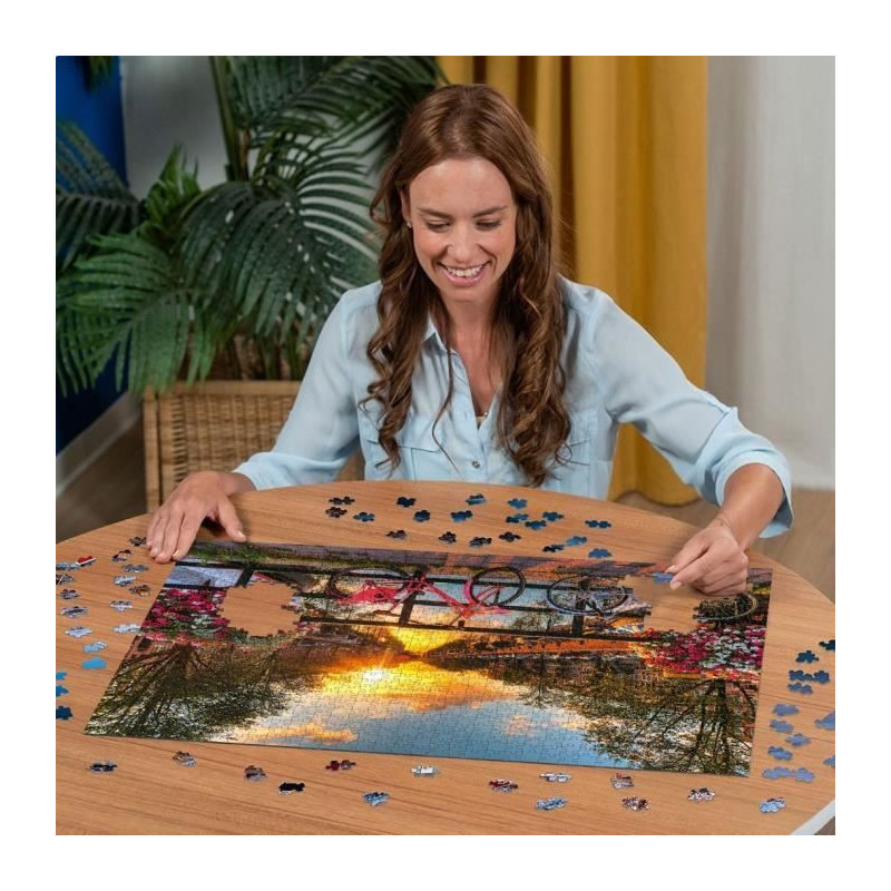 Puzzle 1000 pieces Bicycles in Amsterdam, Adults & Children from 14 ye