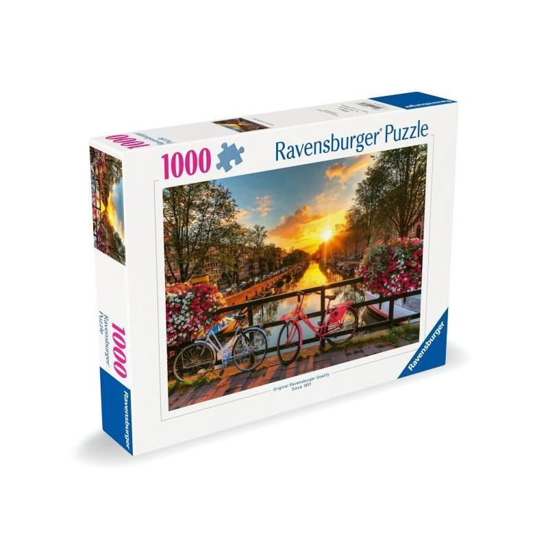 Puzzle 1000 pieces Bicycles in Amsterdam, Adults & Children from 14 ye