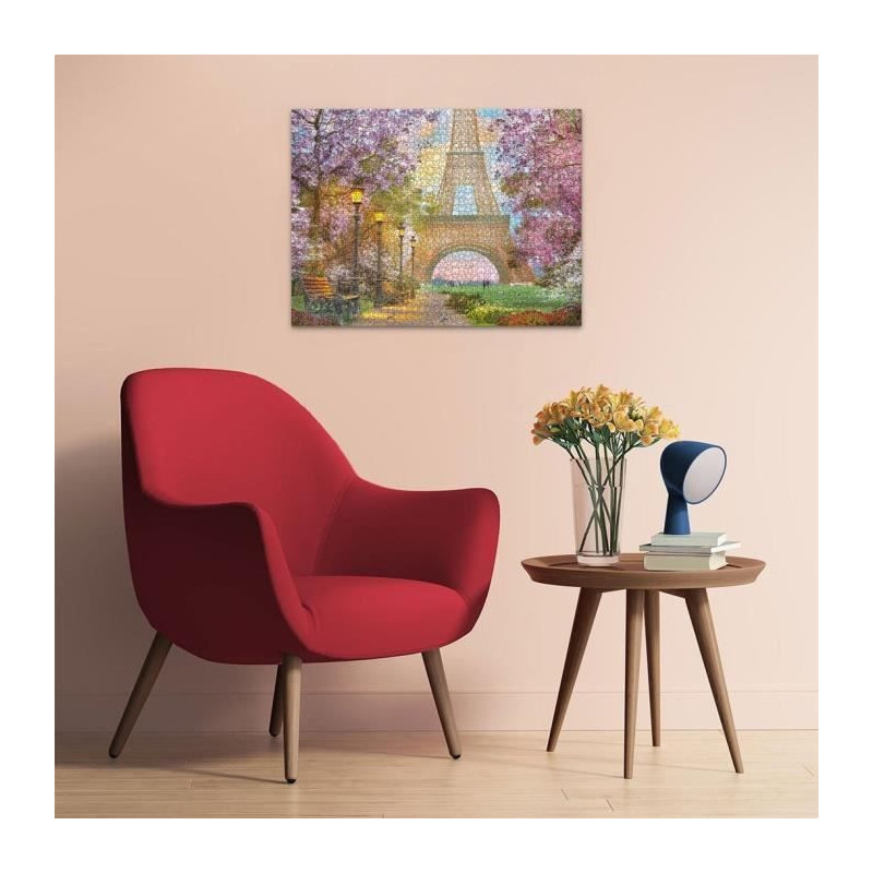 Puzzle 1500 pieces Love in Paris, Adults & Children from 14 years old,