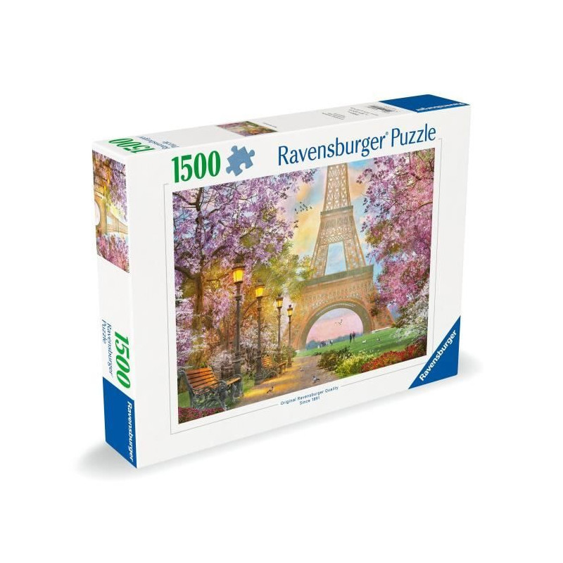 Puzzle 1500 pieces Love in Paris, Adults & Children from 14 years old,