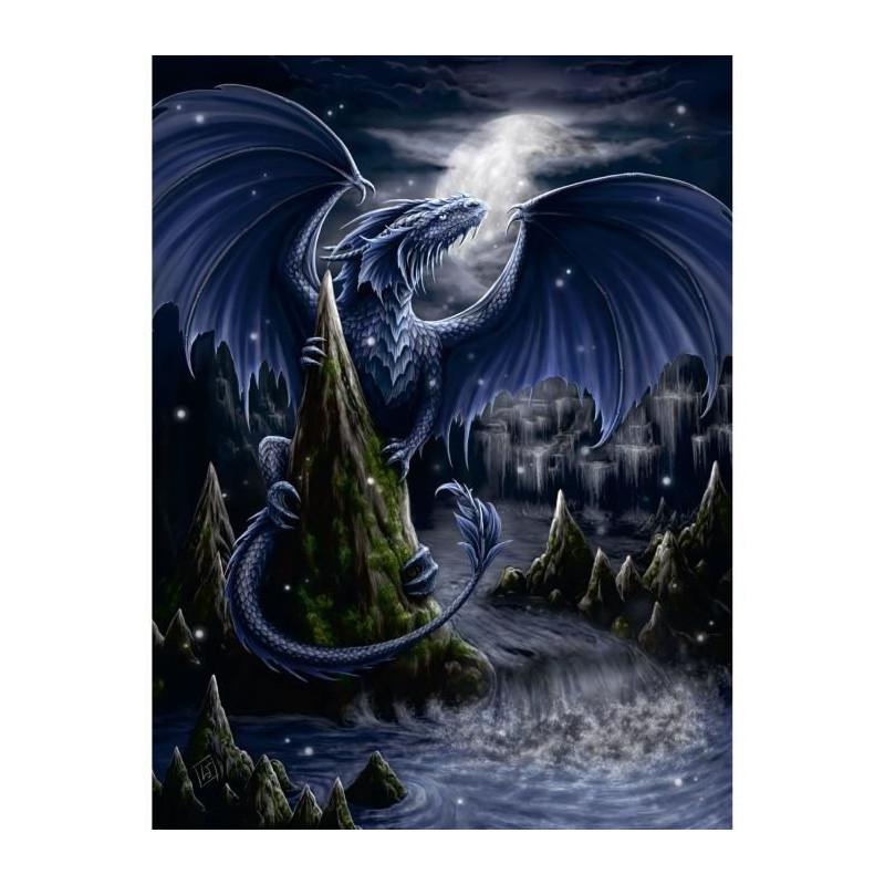 Ravensburger - Puzzle 1500 pieces - The blue dragon - Adults & childre