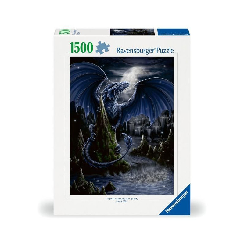 Ravensburger - Puzzle 1500 pieces - The blue dragon - Adults & childre