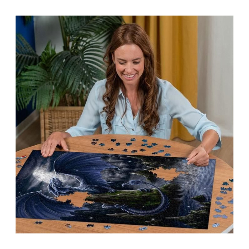 Ravensburger - Puzzle 1500 pieces - The blue dragon - Adults & childre