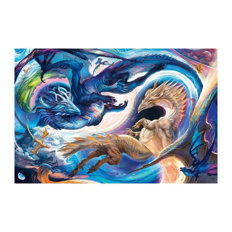 5000-piece puzzle: Dragon by day and night, Ages 14 and up, Dragons, 1