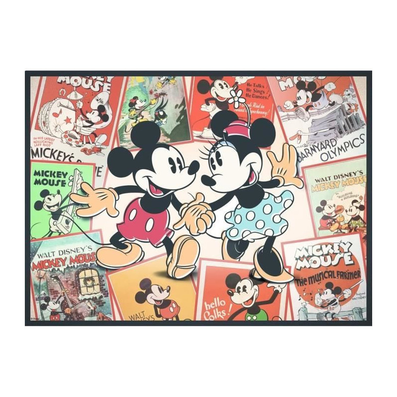 Nathan-Puzzle 500 pieces-Mickey/Disney Memories-Adults and children fr