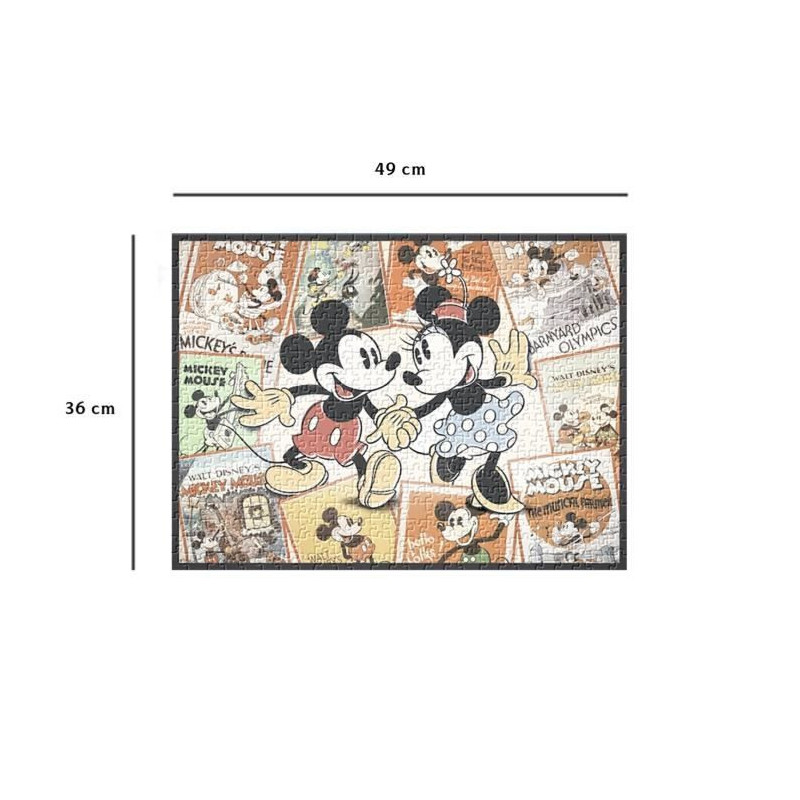 Nathan-Puzzle 500 pieces-Mickey/Disney Memories-Adults and children fr