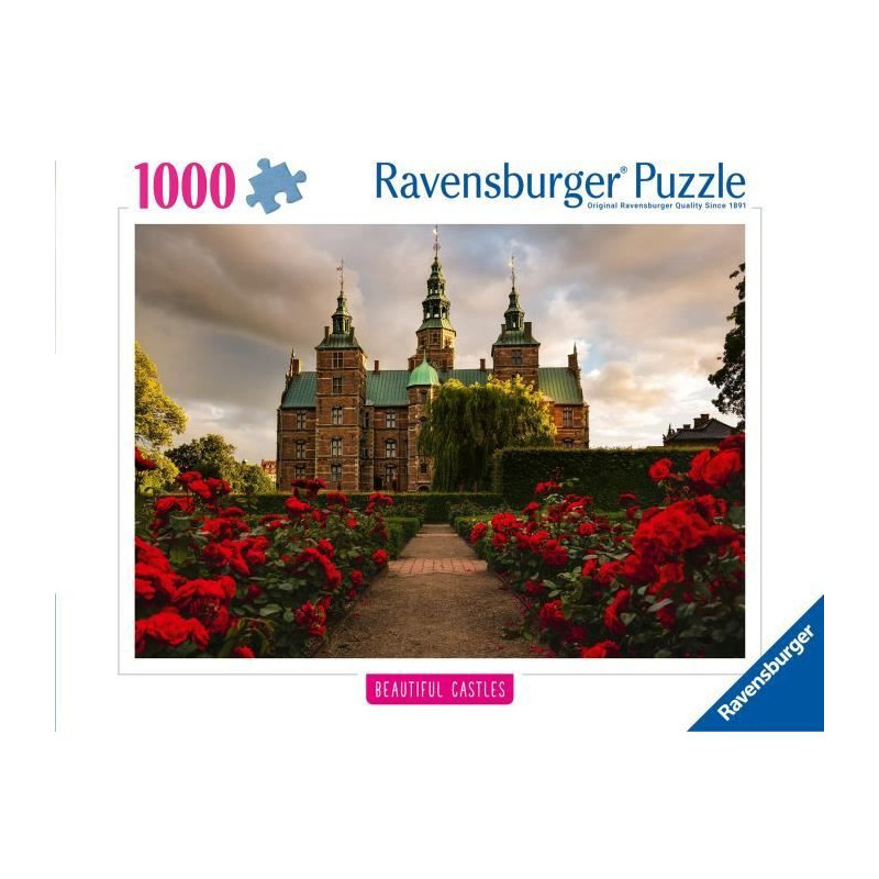 1000-piece puzzle Rosenborg Castle, Denmark, Highlight Collection, fro