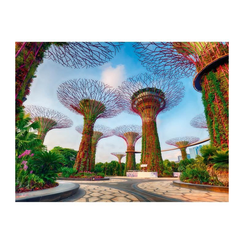 1500 Piece Puzzle Garden by the Bay Singapore, Ages 14+, Premium Puzzl
