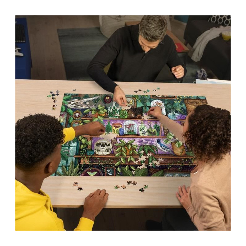 2000-piece puzzle, Ages 14 and up, Witchy trinkets and items, Premium