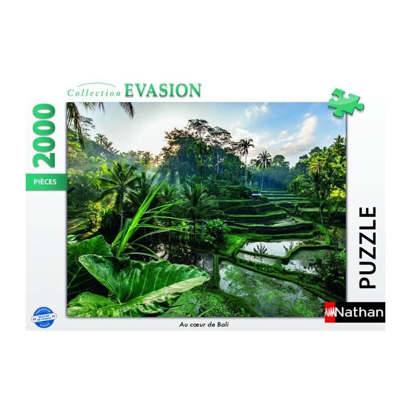2000-piece puzzle In the heart of Bali, Adults and children from 14 ye