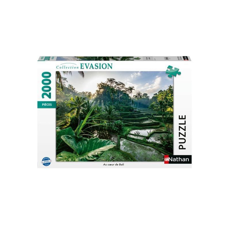 2000-piece puzzle In the heart of Bali, Adults and children from 14 ye