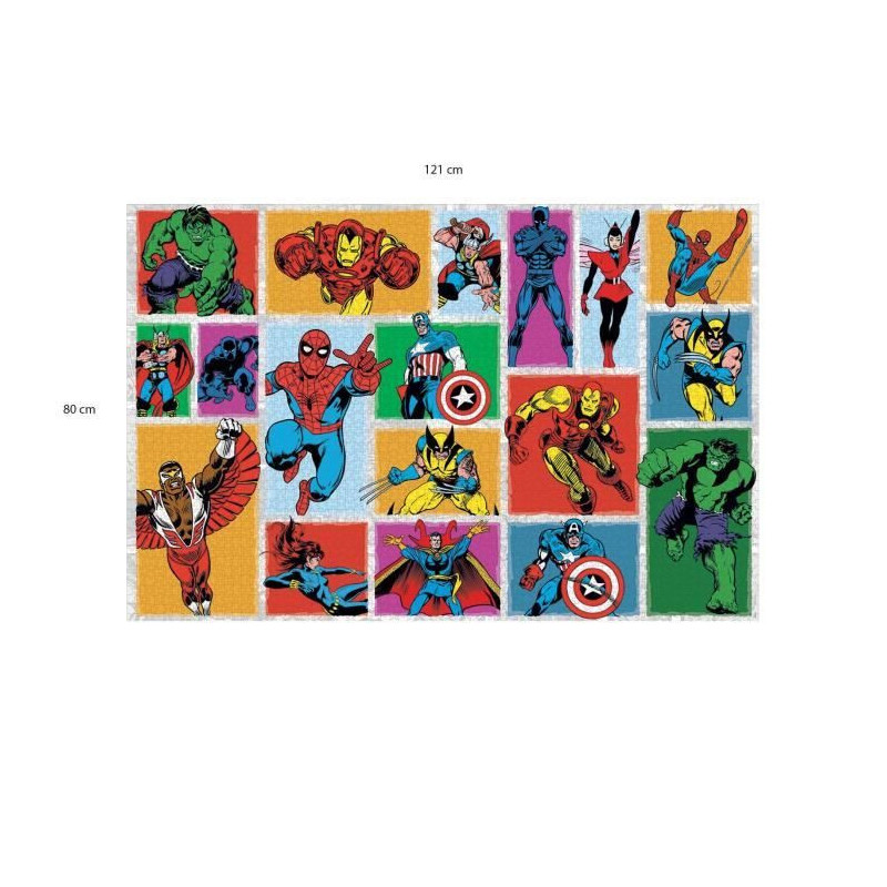 3000 Piece Retro Marvel Puzzle, Adults and Children from 14 Years Old,