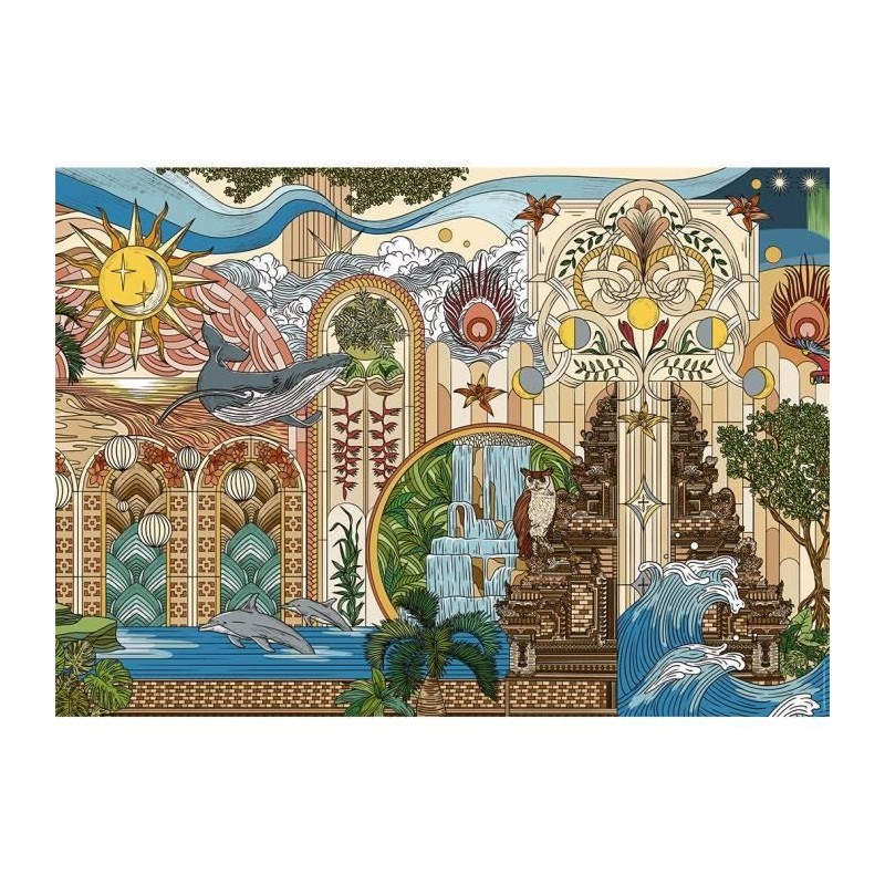 1500-piece puzzle The Garden of Dreams, from 14 years old, Premium qua