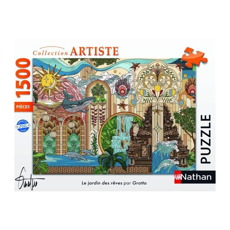 1500-piece puzzle The Garden of Dreams, from 14 years old, Premium qua