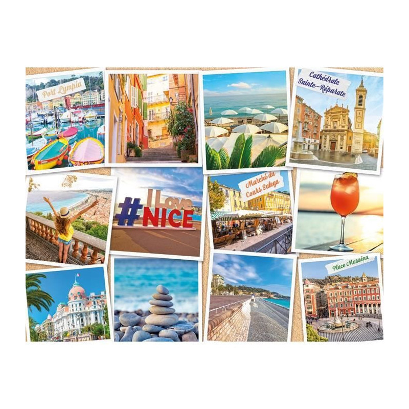 2000-piece puzzle, Nice, Côte d'Azur, Adults and children from 14 yea