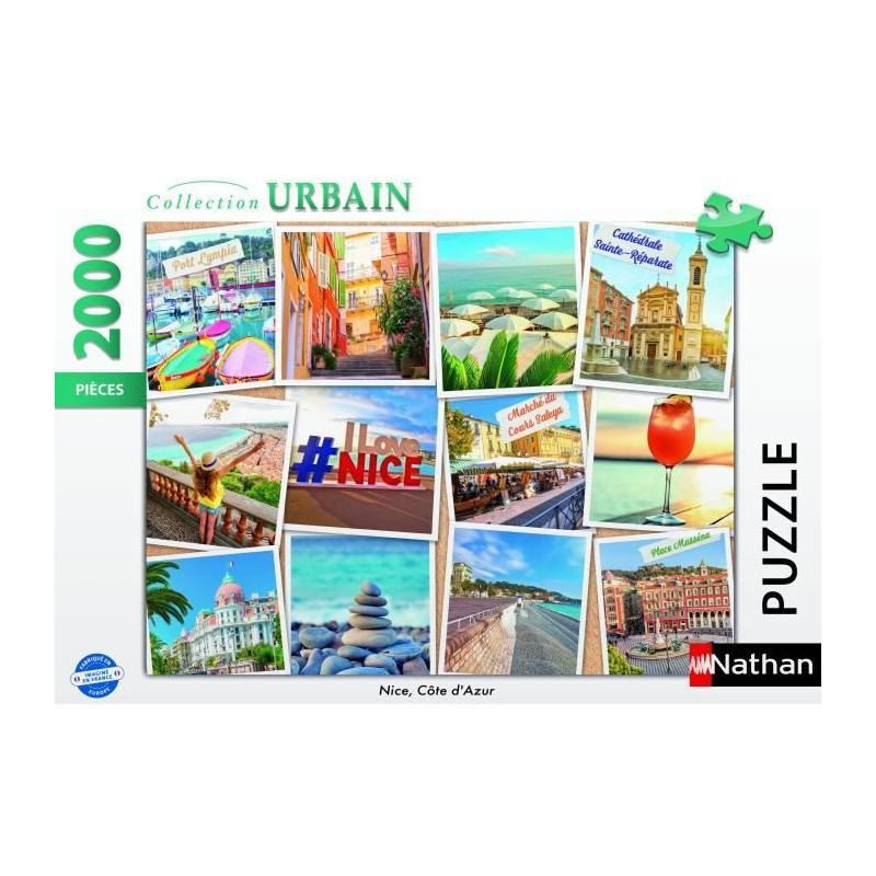 2000-piece puzzle, Nice, Côte d'Azur, Adults and children from 14 yea