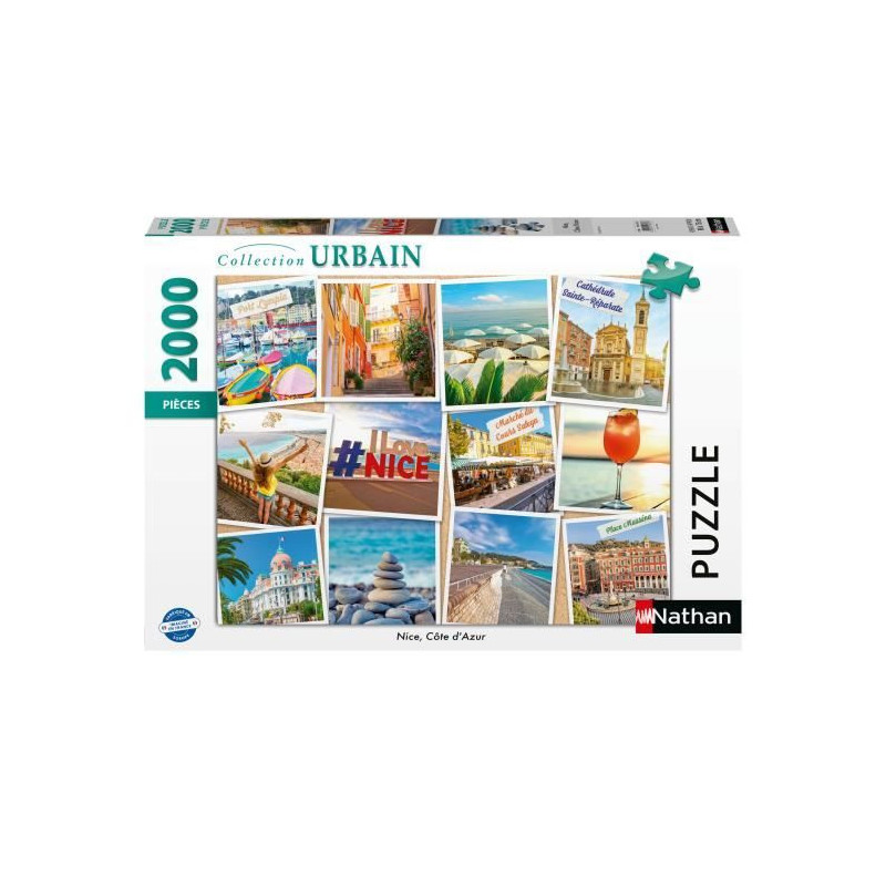 2000-piece puzzle, Nice, Côte d'Azur, Adults and children from 14 yea