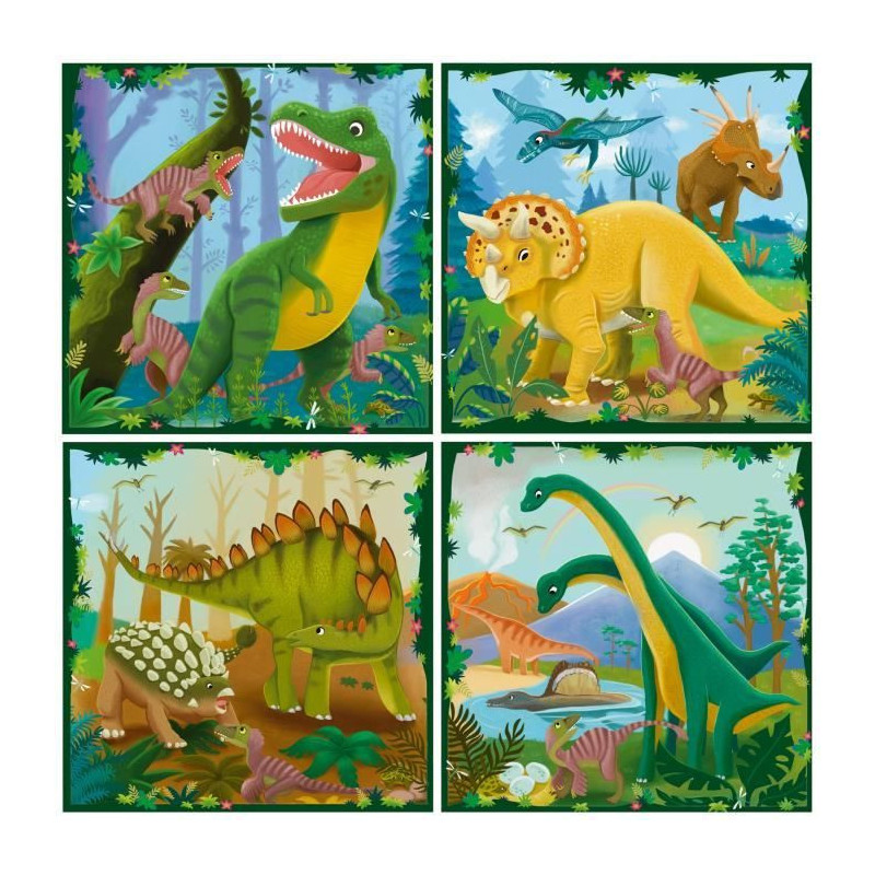 Children's Puzzle, Puzzle UP!, Dinosaurs, from 4 years old, 12004003,