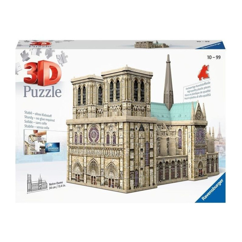 RAVENSBURGER 3D Puzzle Notre-Dame de Paris 216 pcs