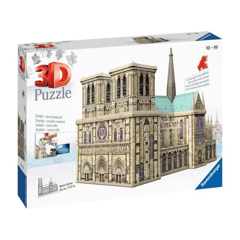 RAVENSBURGER 3D Puzzle Notre-Dame de Paris 216 pcs