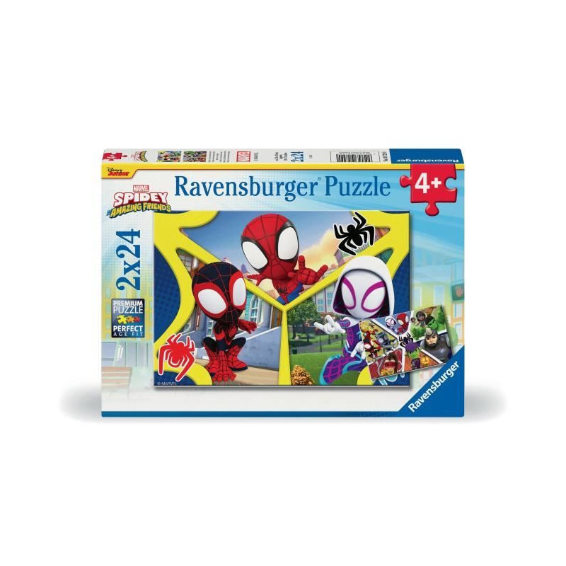 Puzzle 2x24 pieces Spidey & company - From 4 years Ravensburger