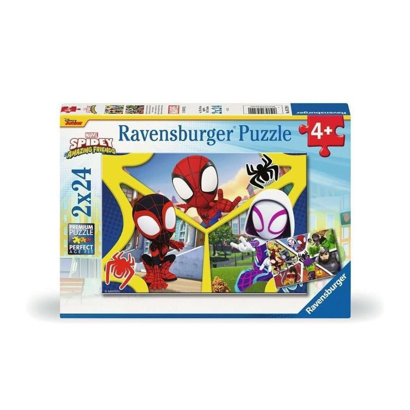 Puzzle 2x24 pieces Spidey & company - From 4 years Ravensburger